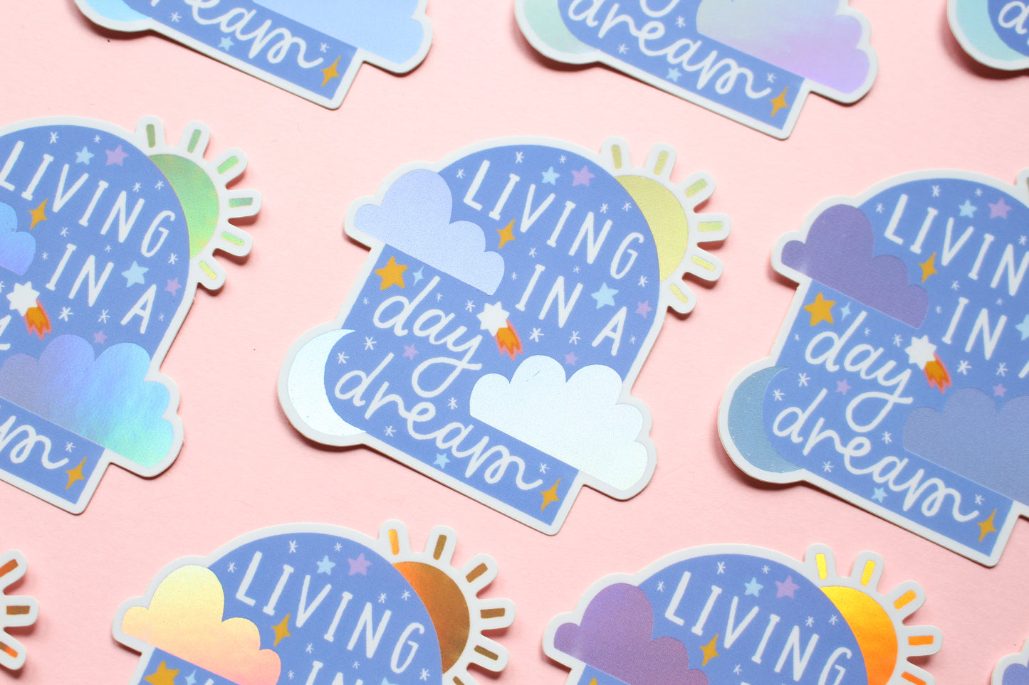 HS Daydreaming Holographic Vinyl Sticker