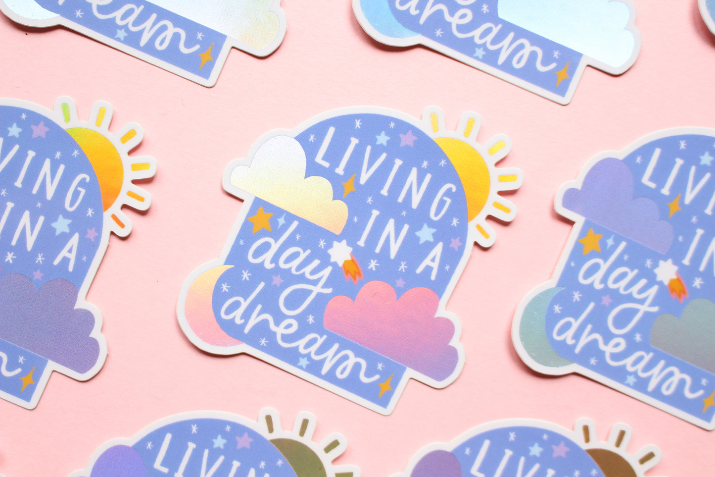 HS Daydreaming Holographic Vinyl Sticker