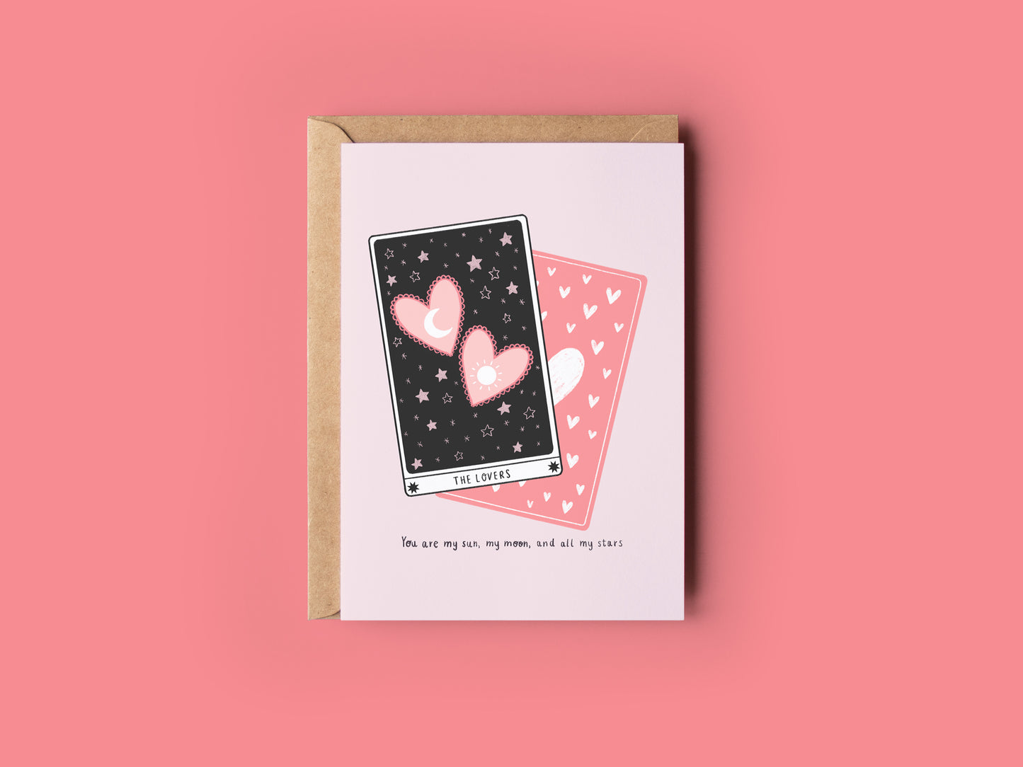 Tarot 'The Lovers' Card - Valentine's - Anniversary - Love