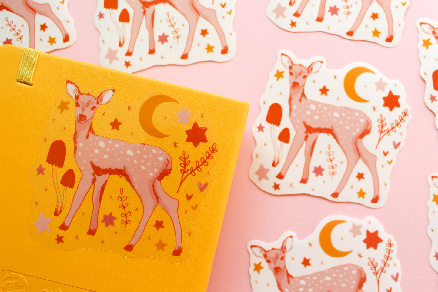 Deer Sticker - Clear