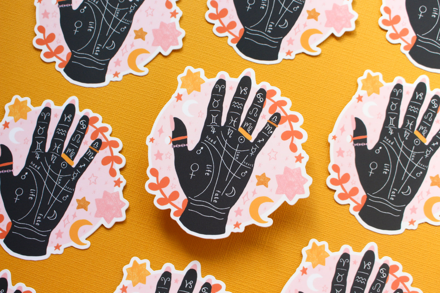 Palmistry Fate Hand Sticker