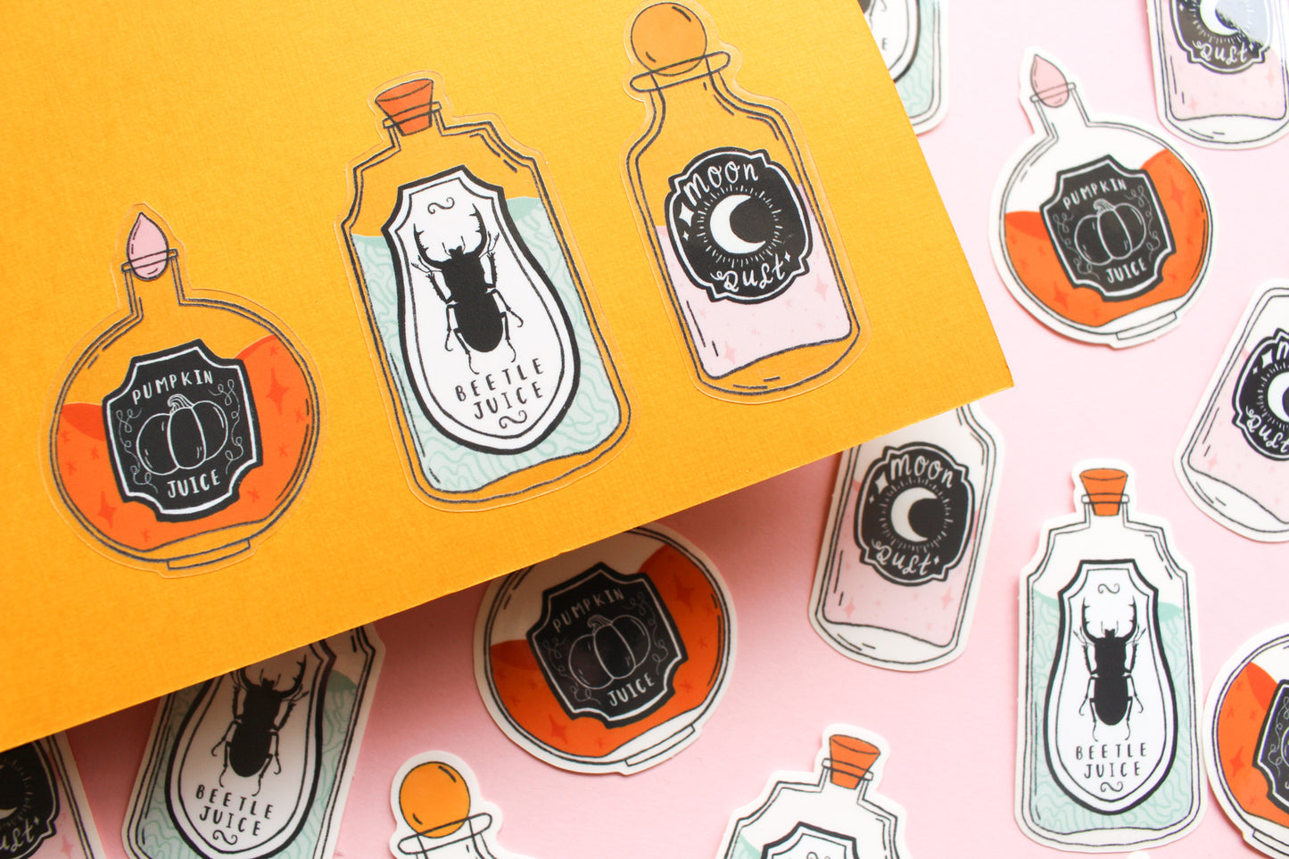 Potions Sticker Pack - Clear Vinyl - Set of 3