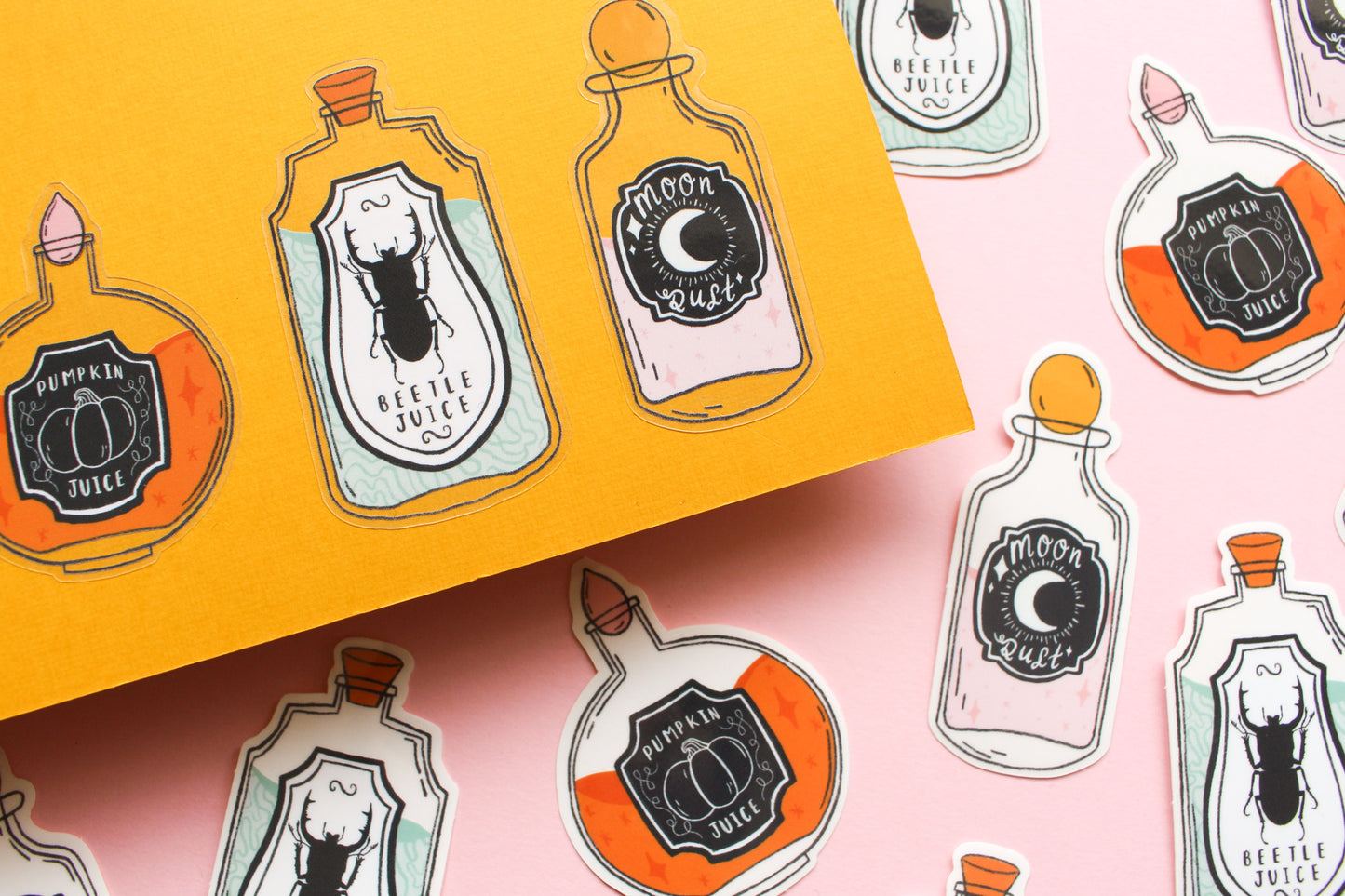 Potions Sticker Pack - Clear Vinyl - Set of 3