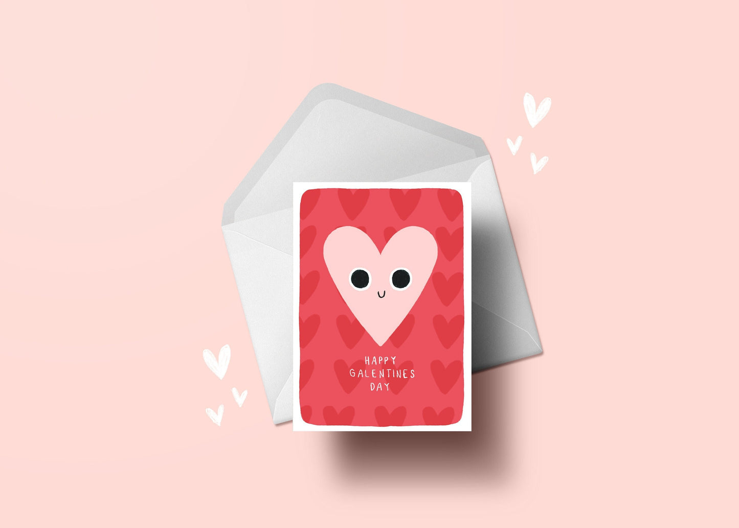 Galentines Valentines Day Card - Heart