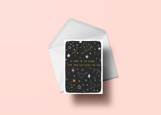 Look at the Stars Greetings - A6 Card